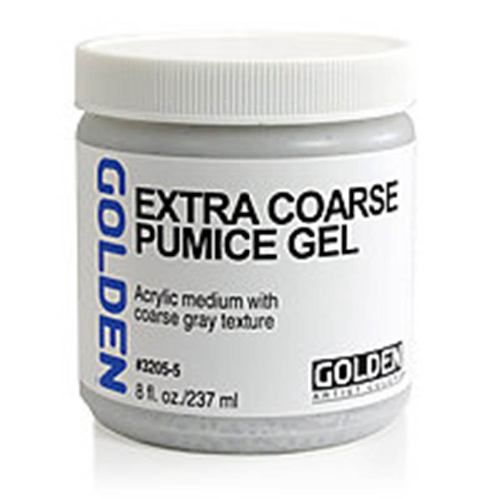 Golden, Pumice, Gel, Extra-Course, 8 ounce